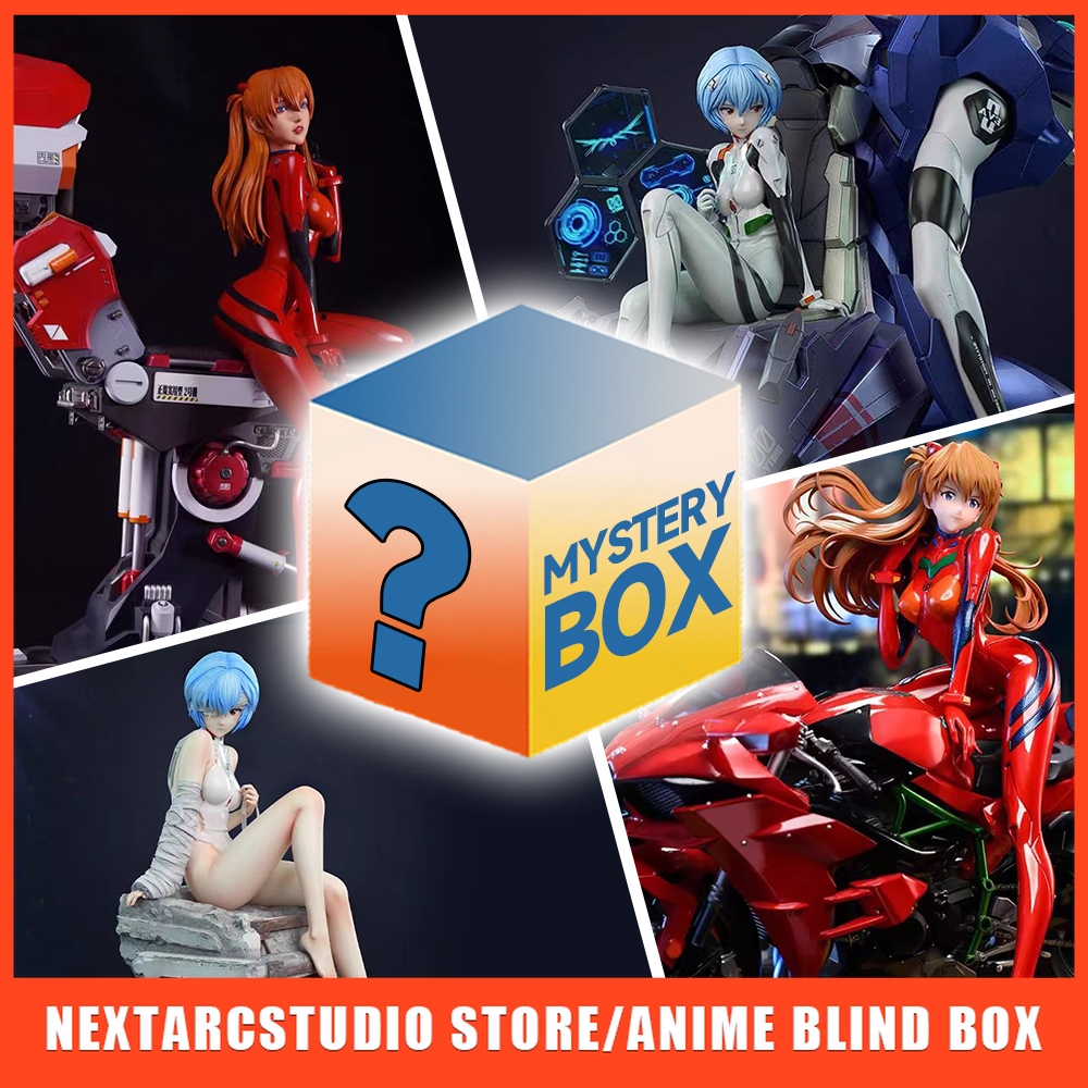 Vintage Collectible Figurines - Evangelion Blind Box Anime Figures Random