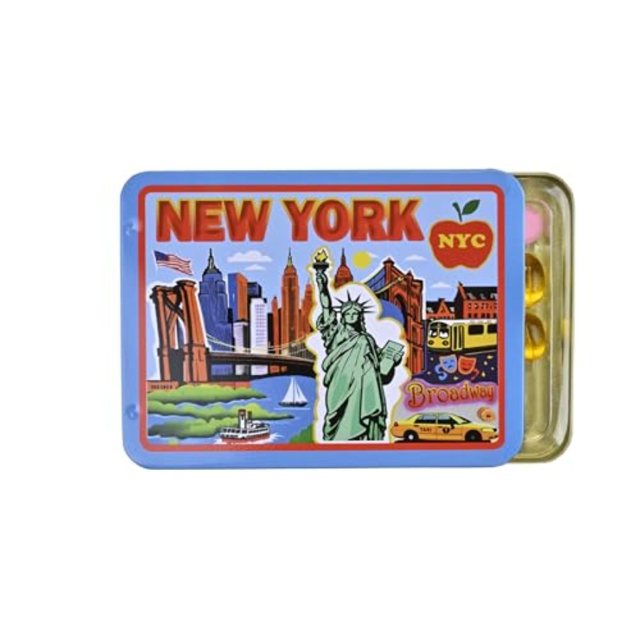 Collectible Collection - New York Fridge Magnet by, Tin