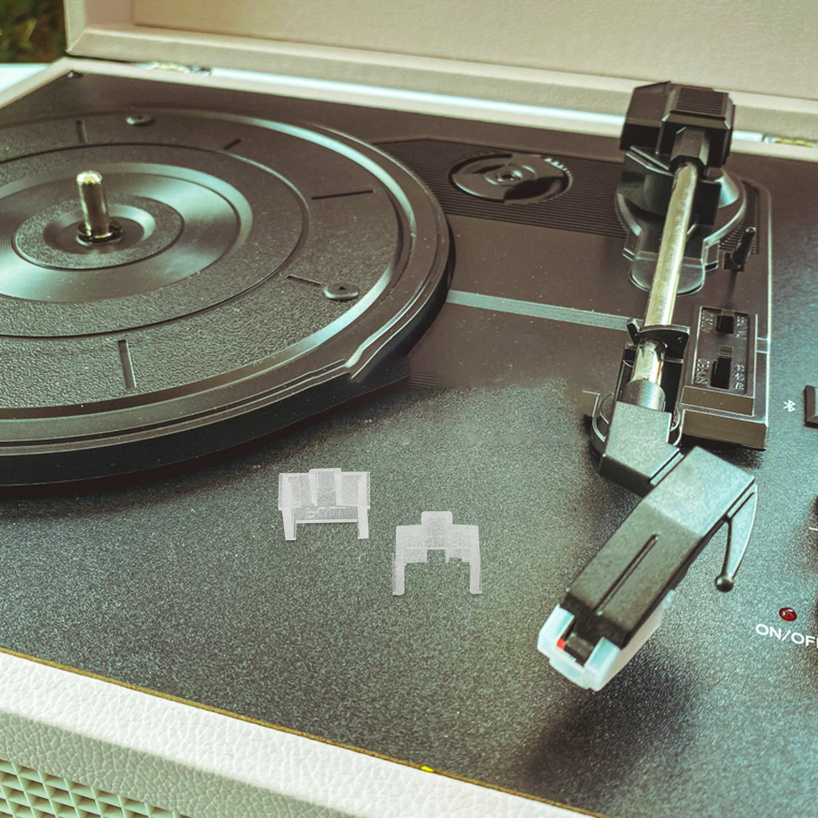Record Player Needle - 2Pcs Turntable Stylus Protector Needle Covers