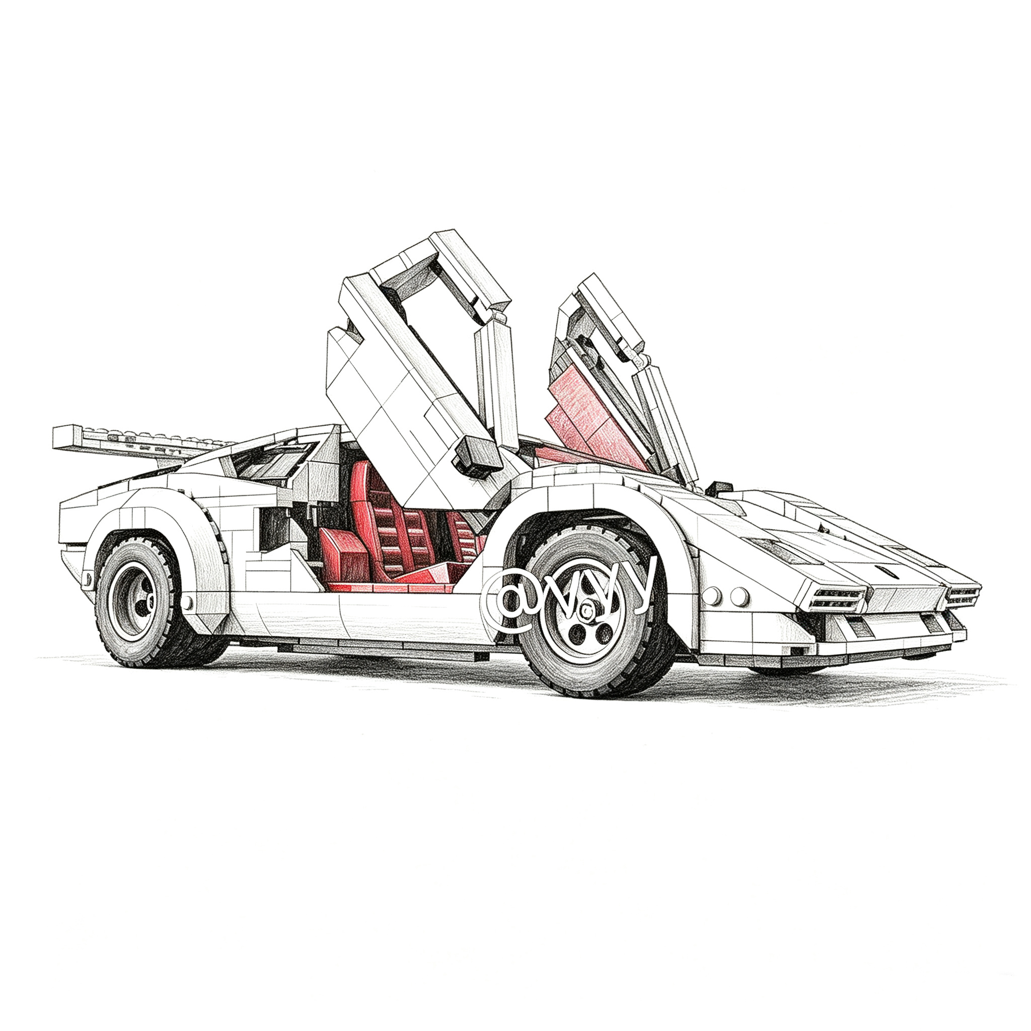 Vintage Collectible Cars - 1506Pcs White Vintage Sports Car,STEM DIY