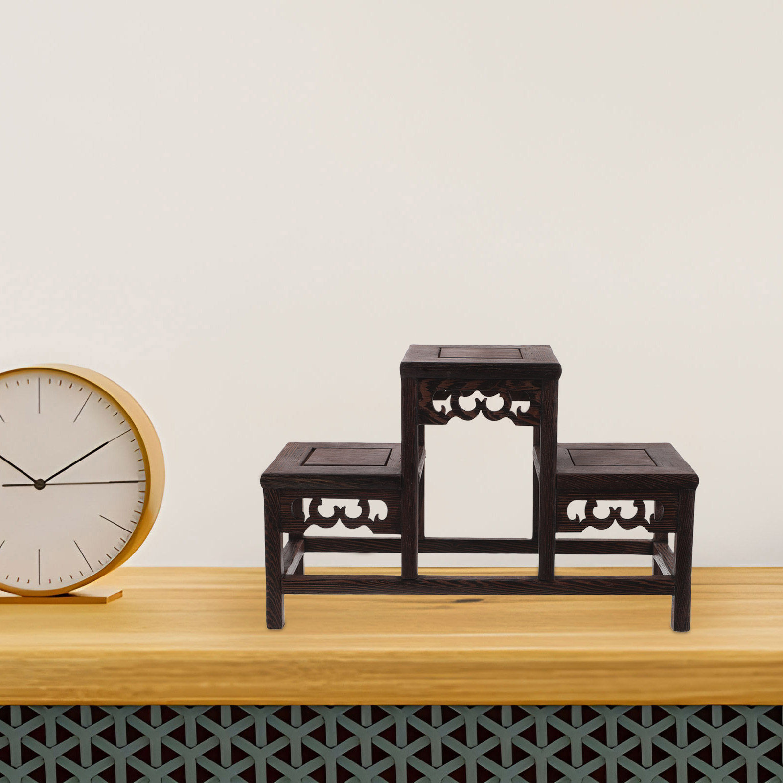 Natural Wood 3 Tier Display Sh – обзор и цена Vintage Items Collection
