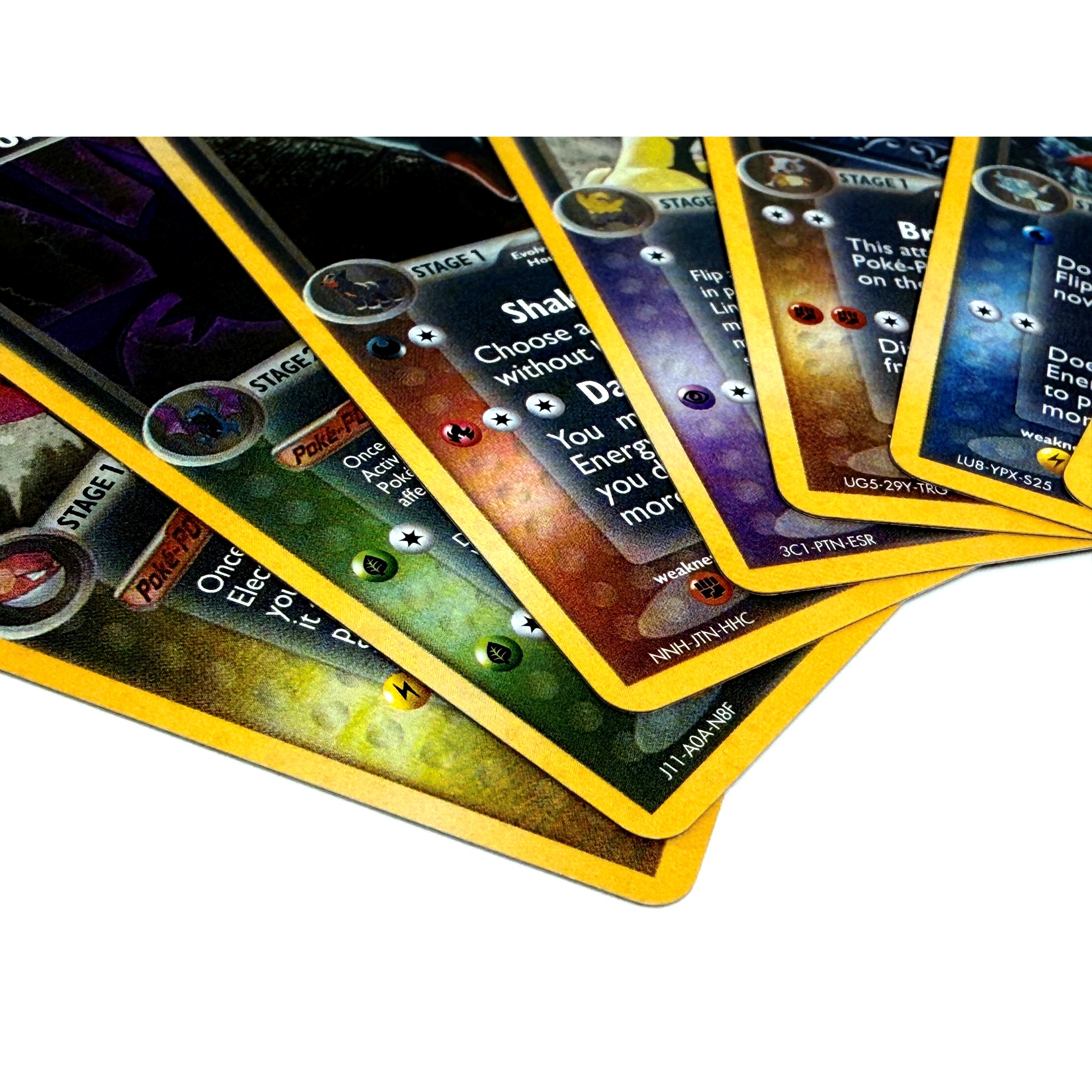 9PCS Pokemon Dark Proxy Cards  – обзор и цена Vintage Pokemon Collectible