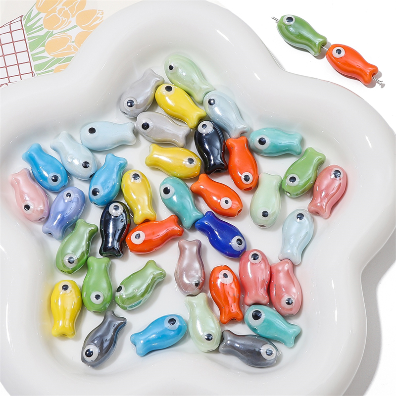 10Pcs Vintage Fish Ceramic Bea – обзор и цена Vintage Collector