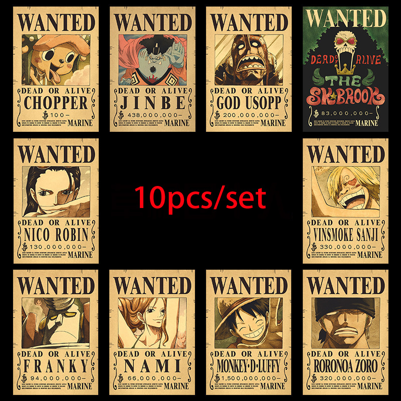 10pcs Anime One Piece Luffy 3  – обзор и цена Vintage Things Collection