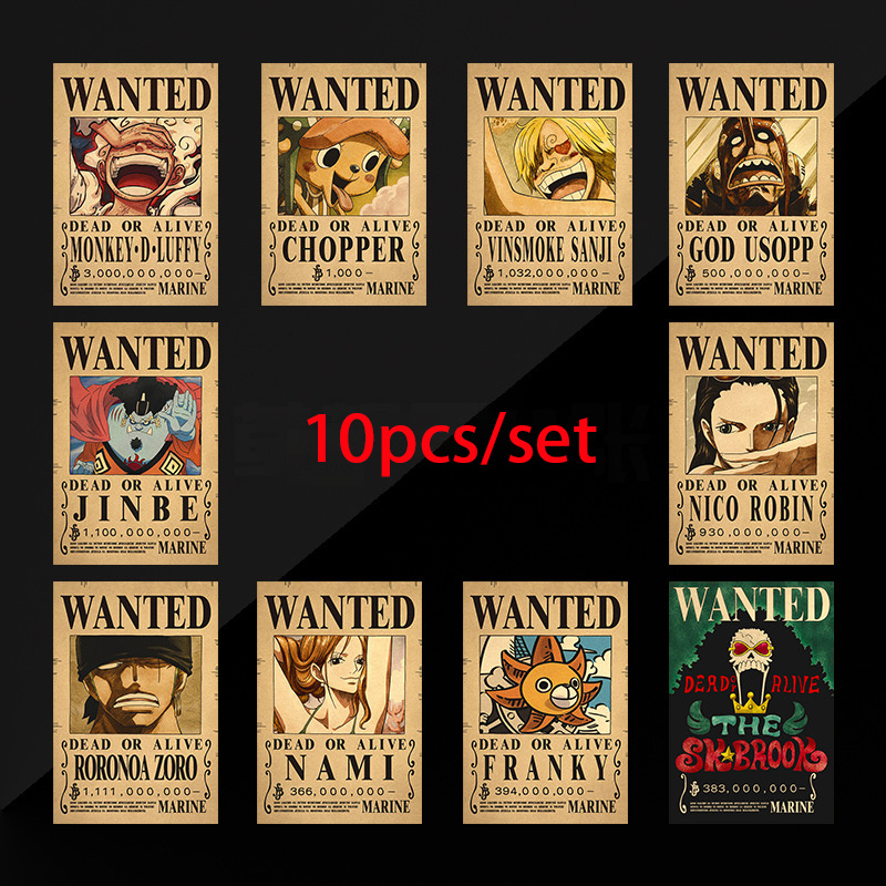10pcs Anime One Piece Luffy 3  – обзор и цена Vintage Things Collection
