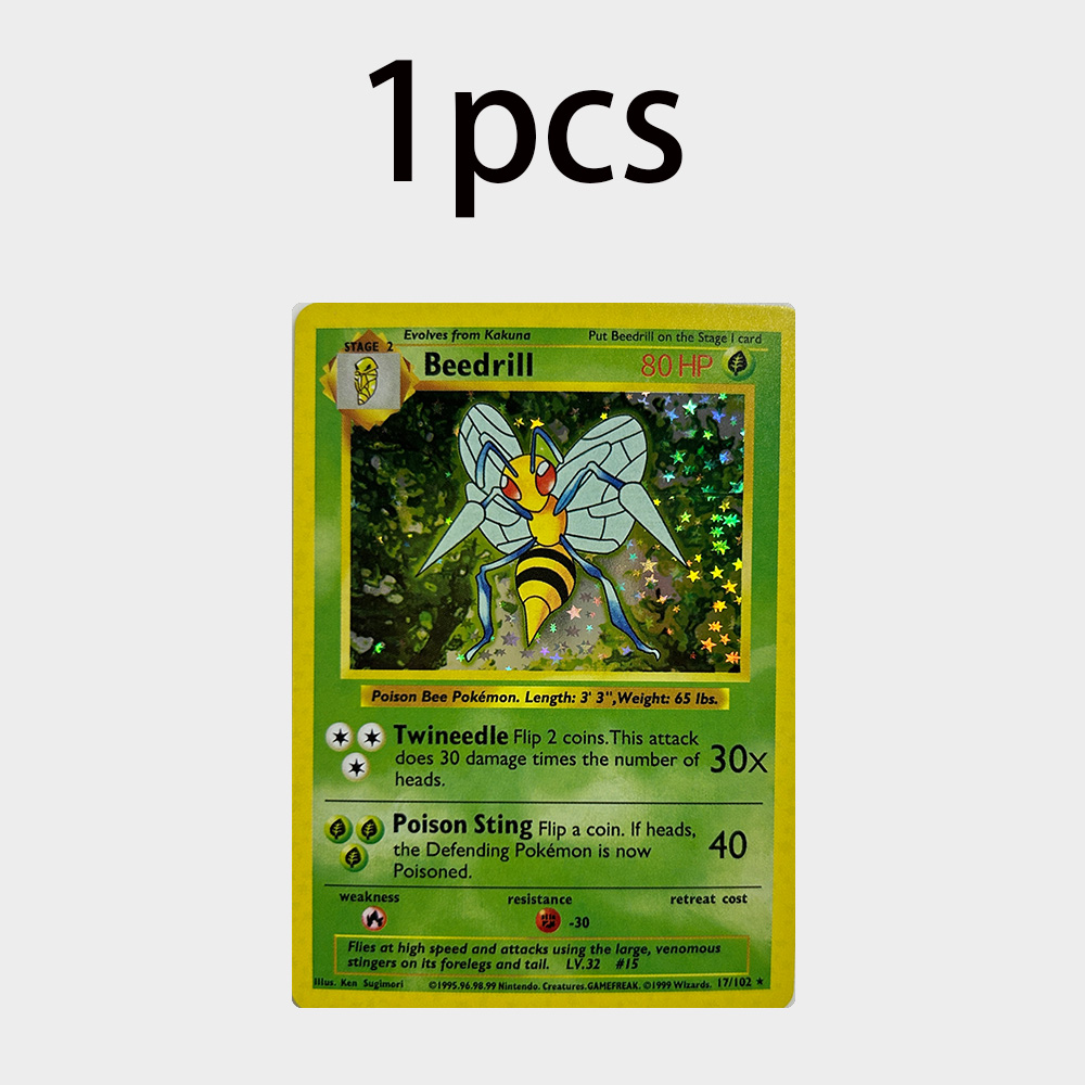 DIY PTCG Collection Card Beedr – обзор и цена Vintage Pokemon Collectible