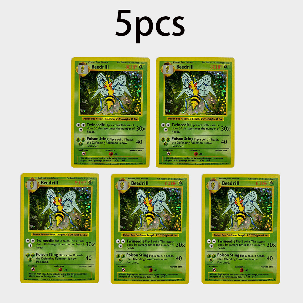 DIY PTCG Collection Card Beedr – обзор и цена Vintage Pokemon Collectible