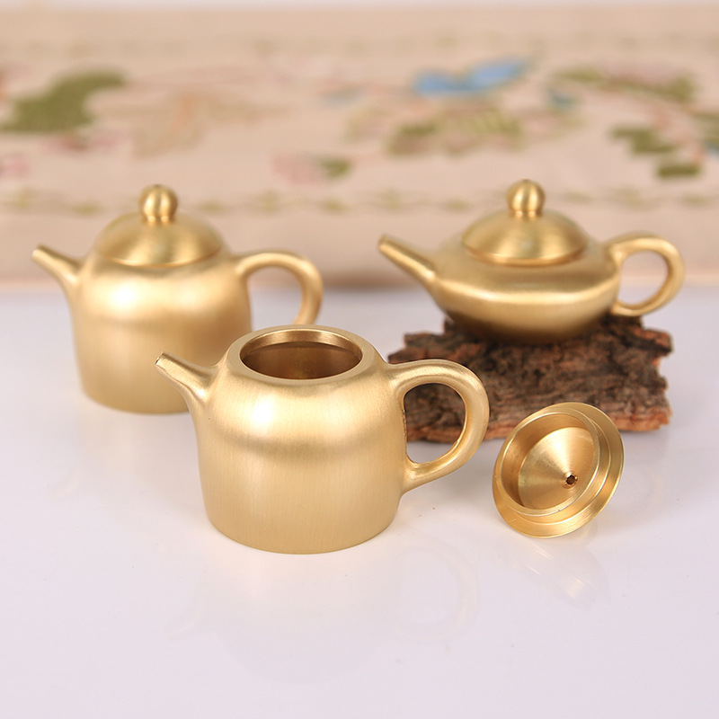 Brass Mini Teapot, Chinese Sty – обзор и цена Vintage Collectible Furniture