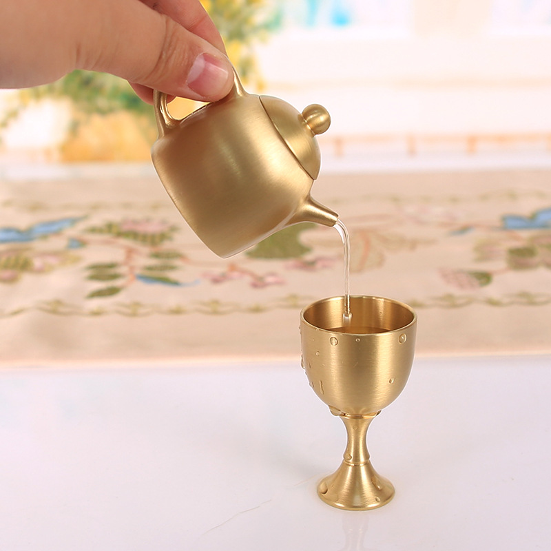 Brass Mini Teapot, Chinese Sty – обзор и цена Vintage Collectible Furniture
