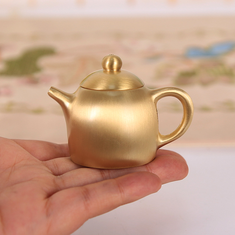 Brass Mini Teapot, Chinese Sty – обзор и цена Vintage Collectible Furniture