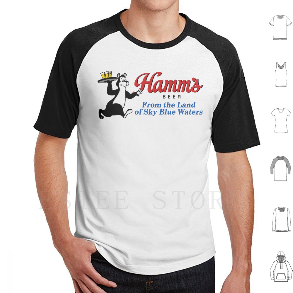 Hamm's Beer Bear Design T Shir – обзор и цена Collectible Vintage T Shirts