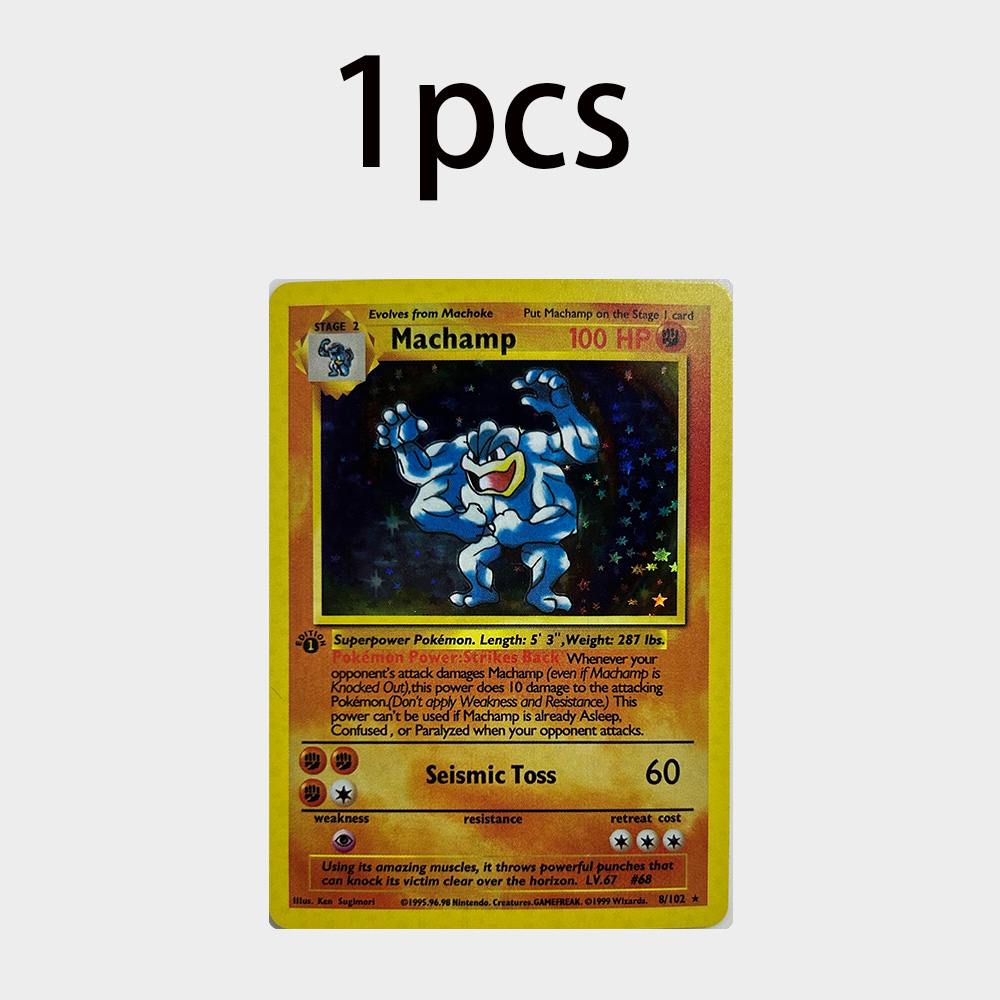 15Pcs PTCG Machamp Card Vintag – обзор и цена Vintage Pokemon Collectible