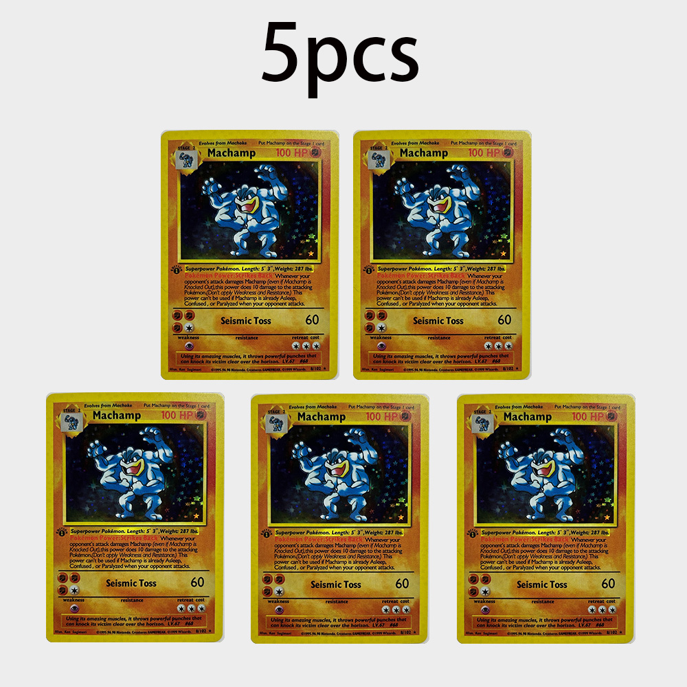 15Pcs PTCG Machamp Card Vintag – обзор и цена Vintage Pokemon Collectible