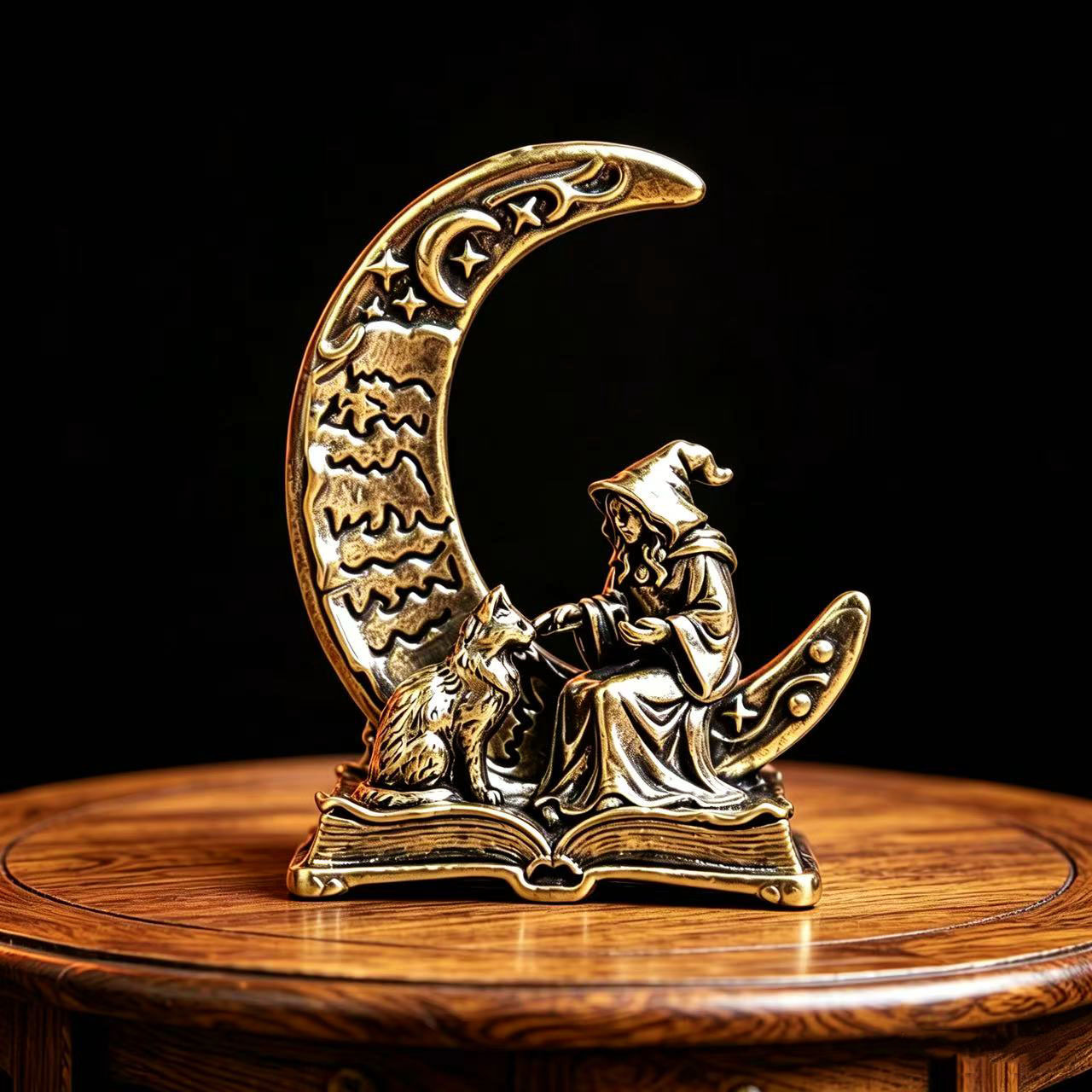 Brass Moon Witch Decoration St – обзор и цена Vintage Collectible Figurines