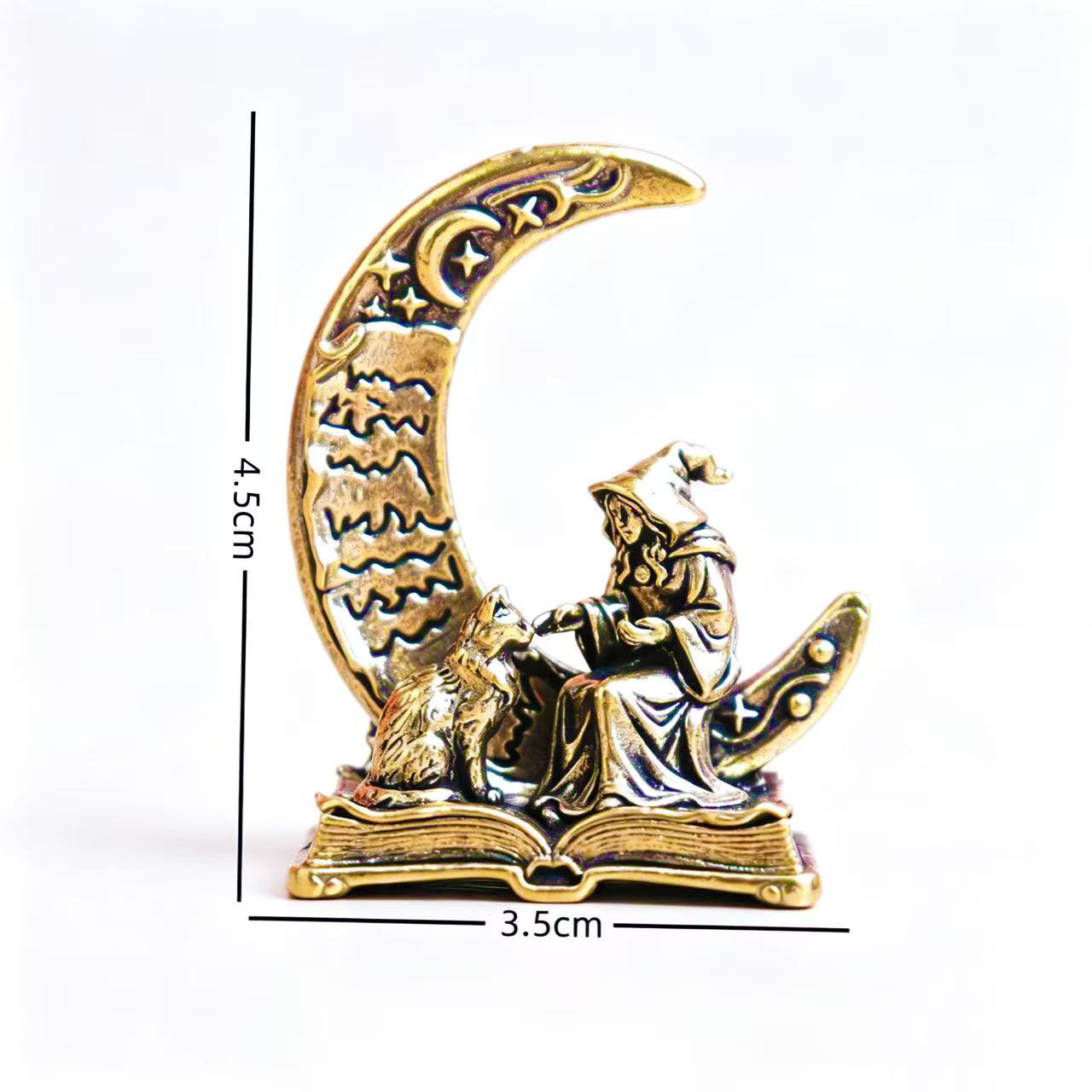 Brass Moon Witch Decoration St – обзор и цена Vintage Collectible Figurines