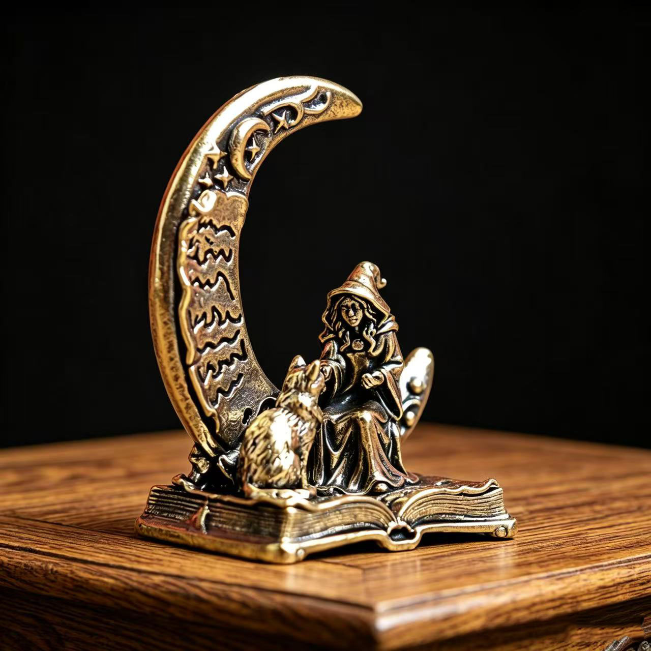 Brass Moon Witch Decoration St – обзор и цена Vintage Collectible Figurines