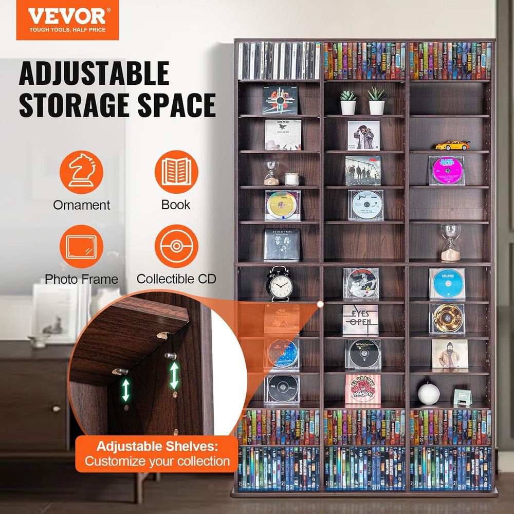 Compact Adjustable Media Stora – обзор и цена Collectible Collection