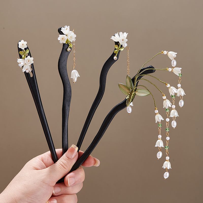 Wooden Flower Hairpin Vintage  – обзор и цена Vintage Collector