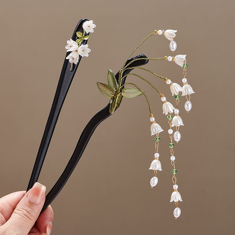 Wooden Flower Hairpin Vintage  – обзор и цена Vintage Collector