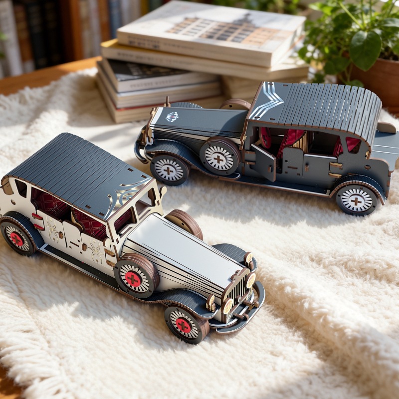 DIY 3D Wooden Vintage Classic  – обзор и цена Vintage Collectible Cars