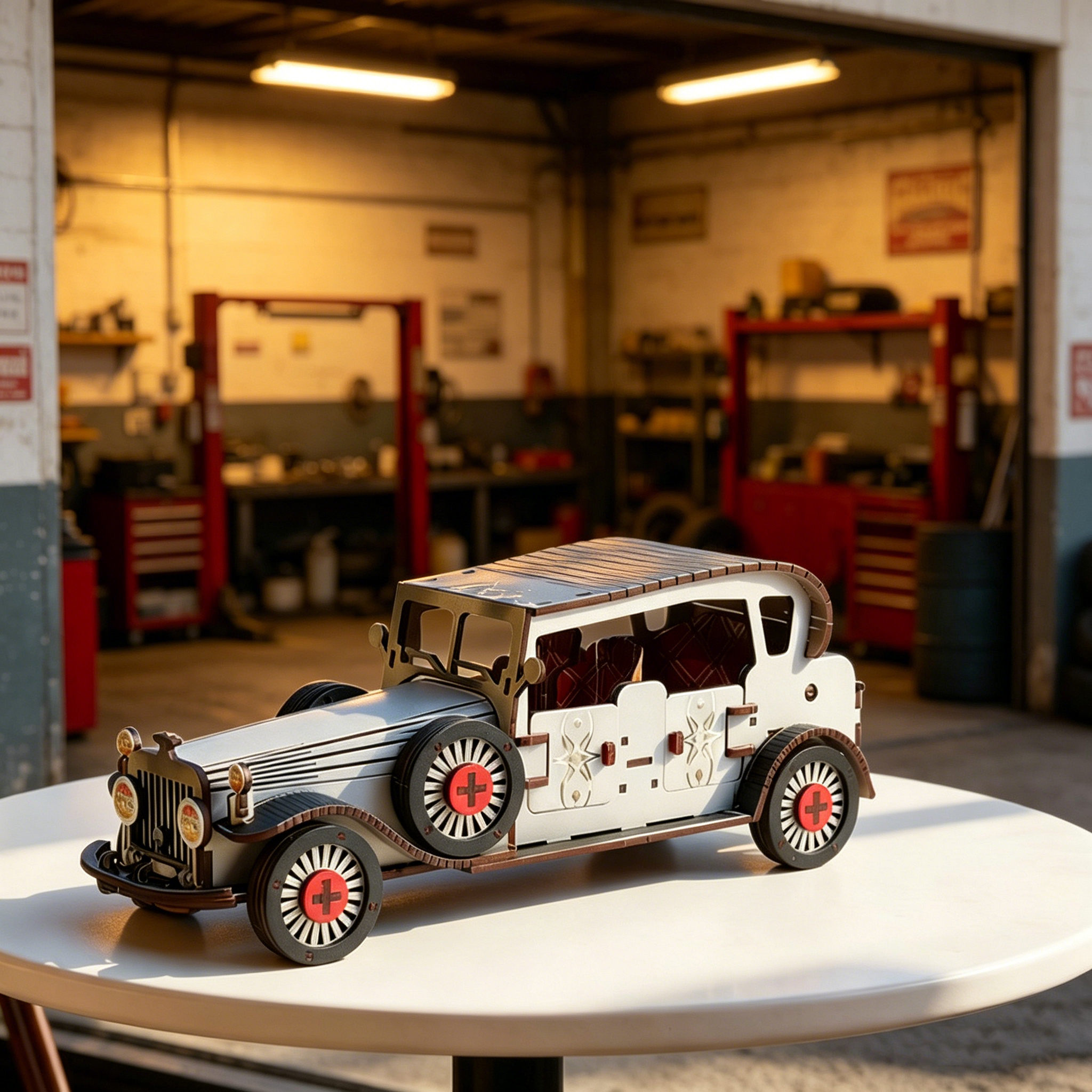 DIY 3D Wooden Vintage Classic  – обзор и цена Vintage Collectible Cars