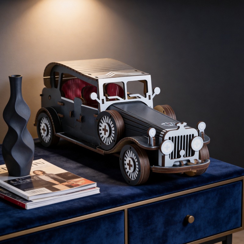 DIY 3D Wooden Vintage Classic  – обзор и цена Vintage Collectible Cars