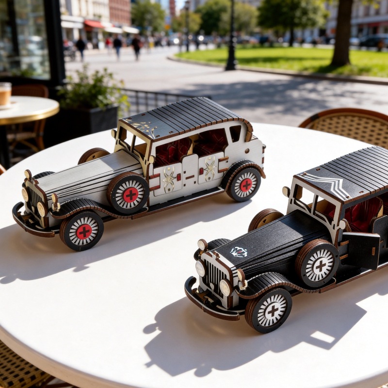 DIY 3D Wooden Vintage Classic  – обзор и цена Vintage Collectible Cars