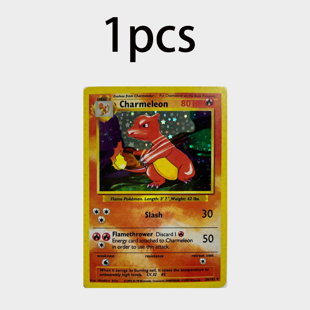 15Pcs PTCG Charmeleon Cards Vi – обзор и цена Vintage Pokemon Collectible