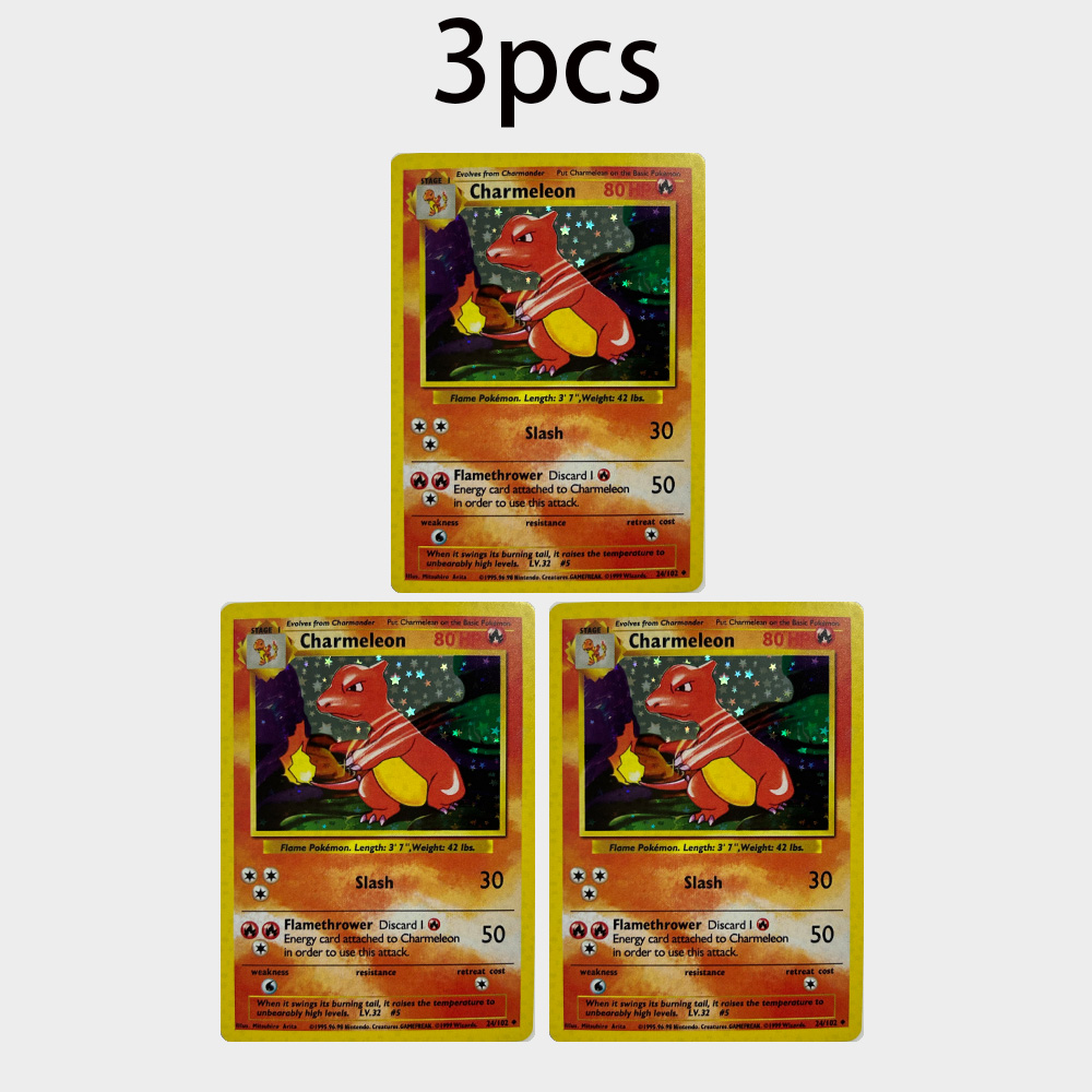 15Pcs PTCG Charmeleon Cards Vi – обзор и цена Vintage Pokemon Collectible