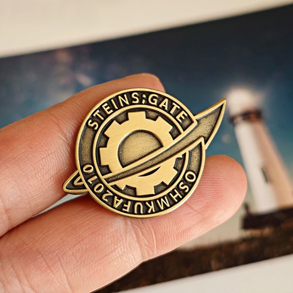 Steins;Gate Pin Anime Merchand – обзор и цена Vintage Collectible Clothing