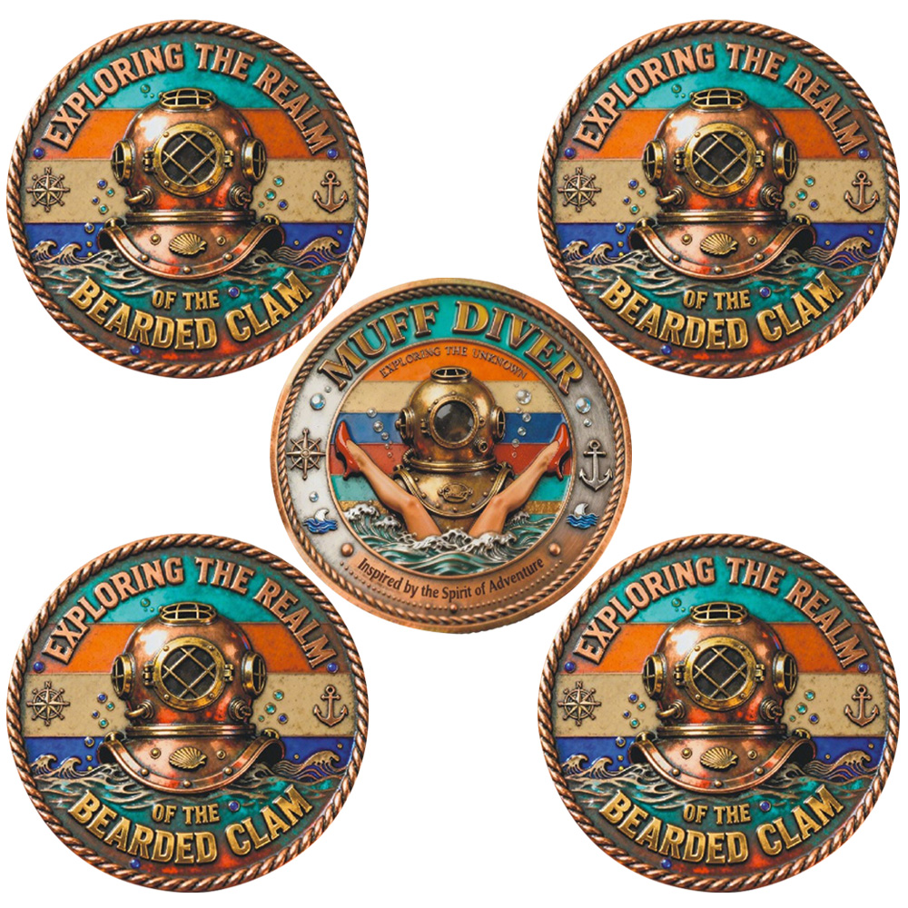 5pcs Vintage Diving Helmet Nau – обзор и цена Vintage Collectible Coins