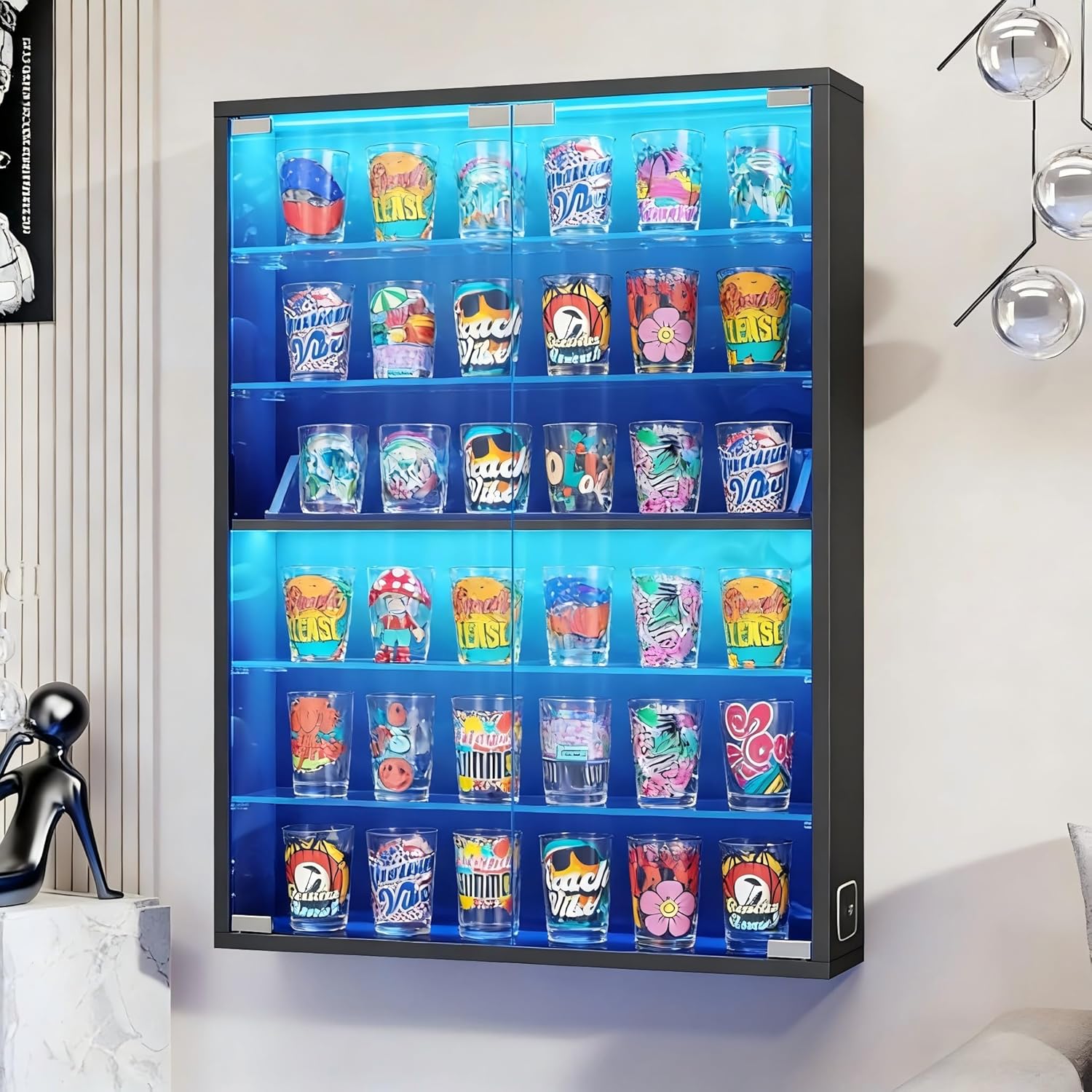 6-Tier Wall Display Case with  – обзор и цена Collectible Collection