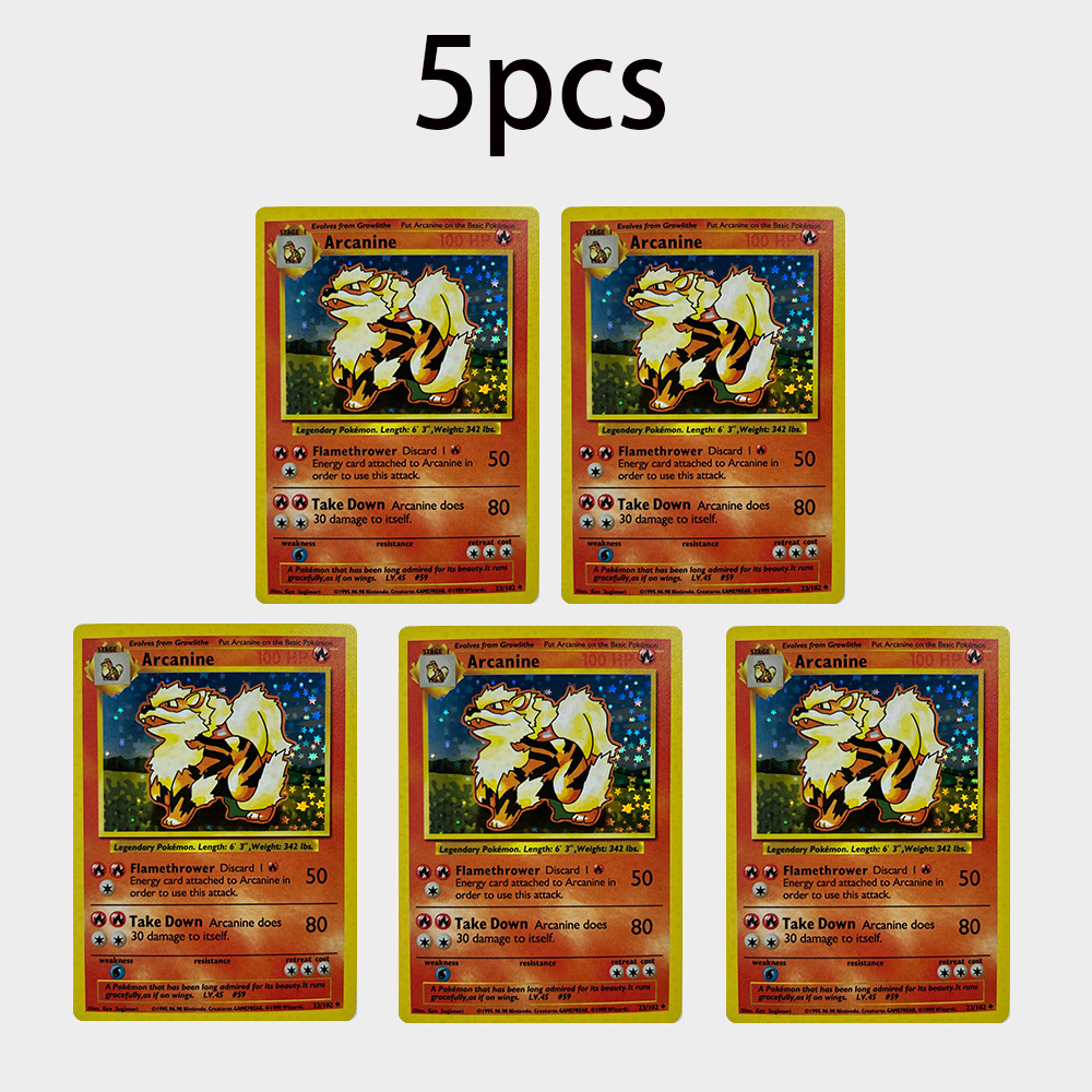 DIY Arcanine PTCG TCG Cards Vi – обзор и цена Vintage Pokemon Collectible