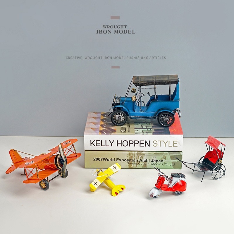 Vintage Retro Metal Plane Moto – обзор и цена Vintage Collectible Furniture