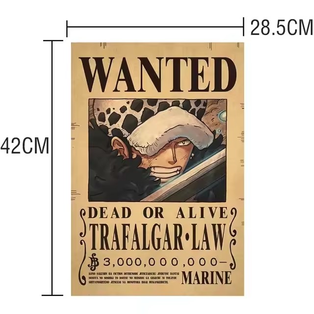 Anime One Piece Bounty Wanted  – обзор и цена Vintage Things Collection