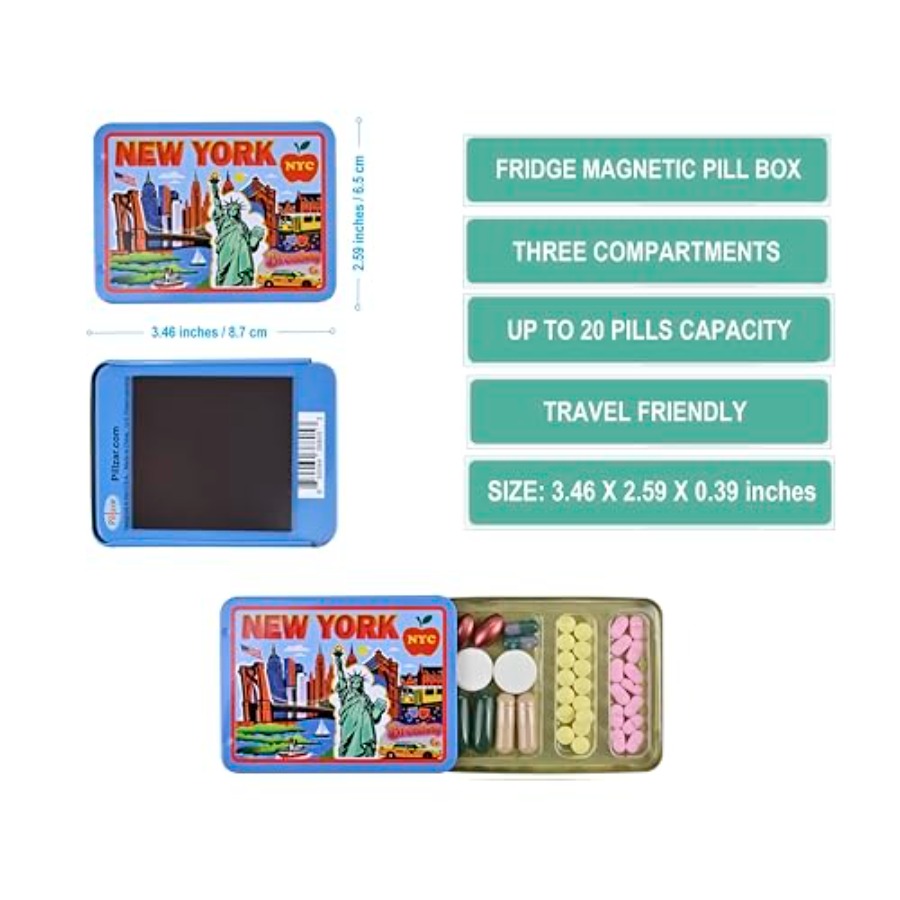 New York Fridge Magnet by, Tin – обзор и цена Collectible Collection