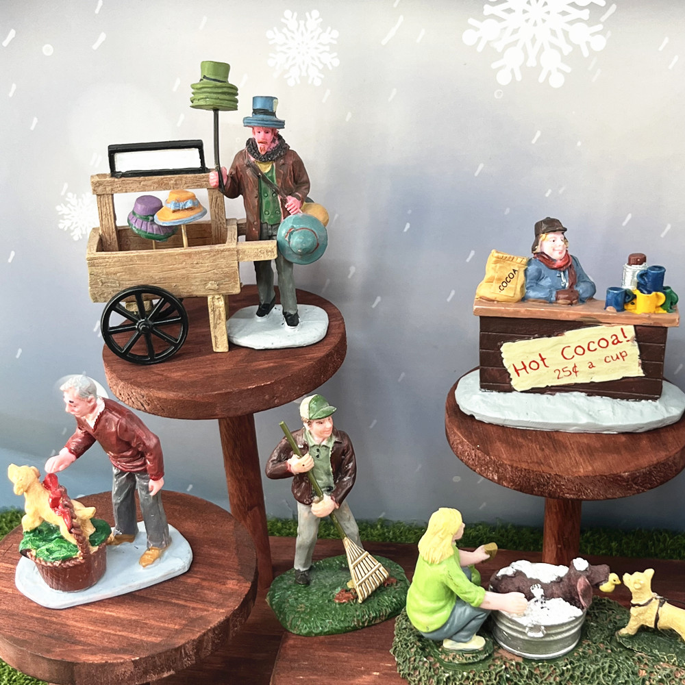 Vintage Christmas Village Figu – обзор и цена Vintage Collectible Market