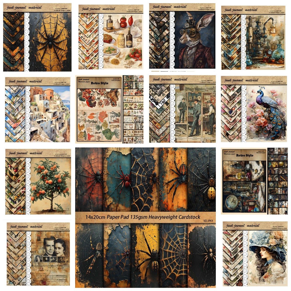 New Vintage Material Papers DI – обзор и цена Vintage Things Collection