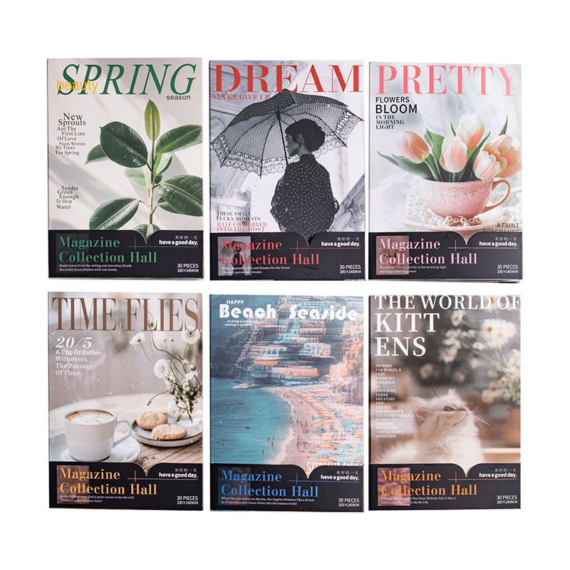 1pack/3pack Collage Scrapbook  – обзор и цена Vintage Collectible Magazines