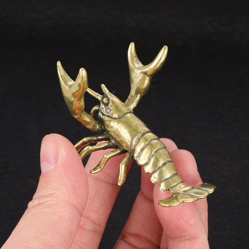 ●Solid Brass Crayfish Ornament – обзор и цена Vintage Collectible Furniture