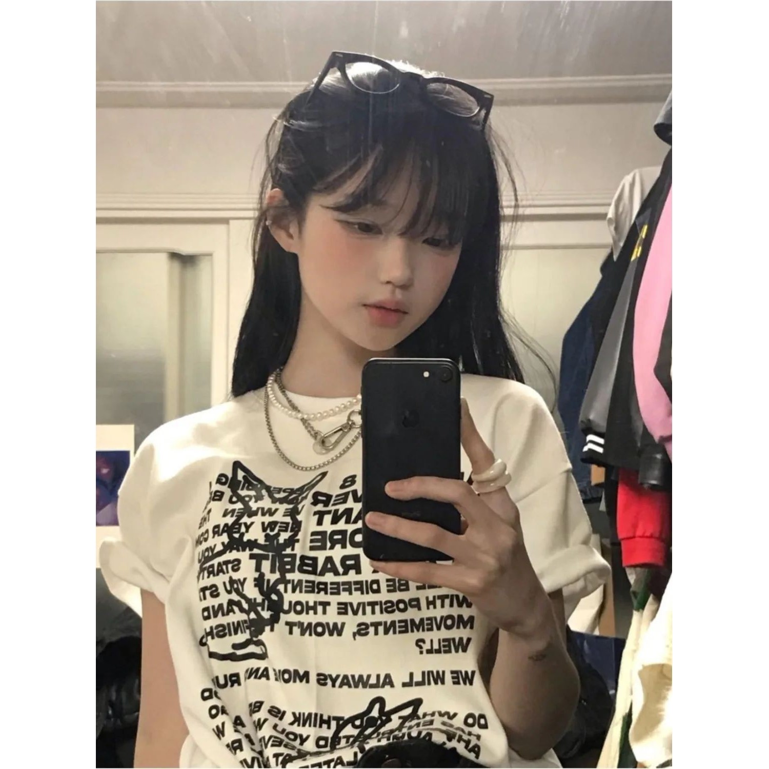 Cute Rabbit Print Women's Vint – обзор и цена Collectible Vintage T Shirts