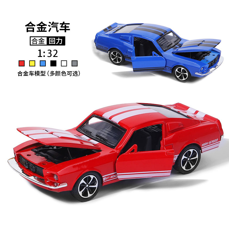 1:32 Diecast Alloy Ford Mustan – обзор и цена Vintage Collectible Cars