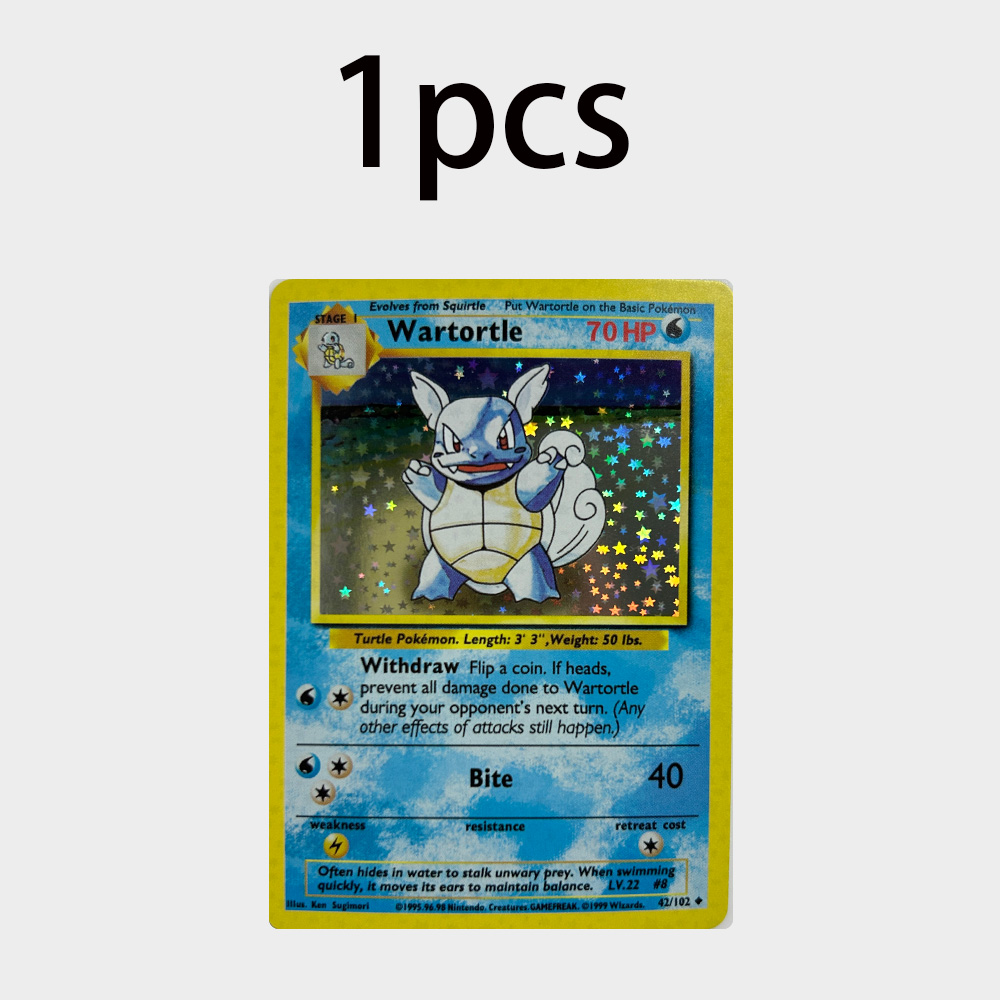 DIY PTCG Anime Wartortle Vinta – обзор и цена Vintage Pokemon Collectible