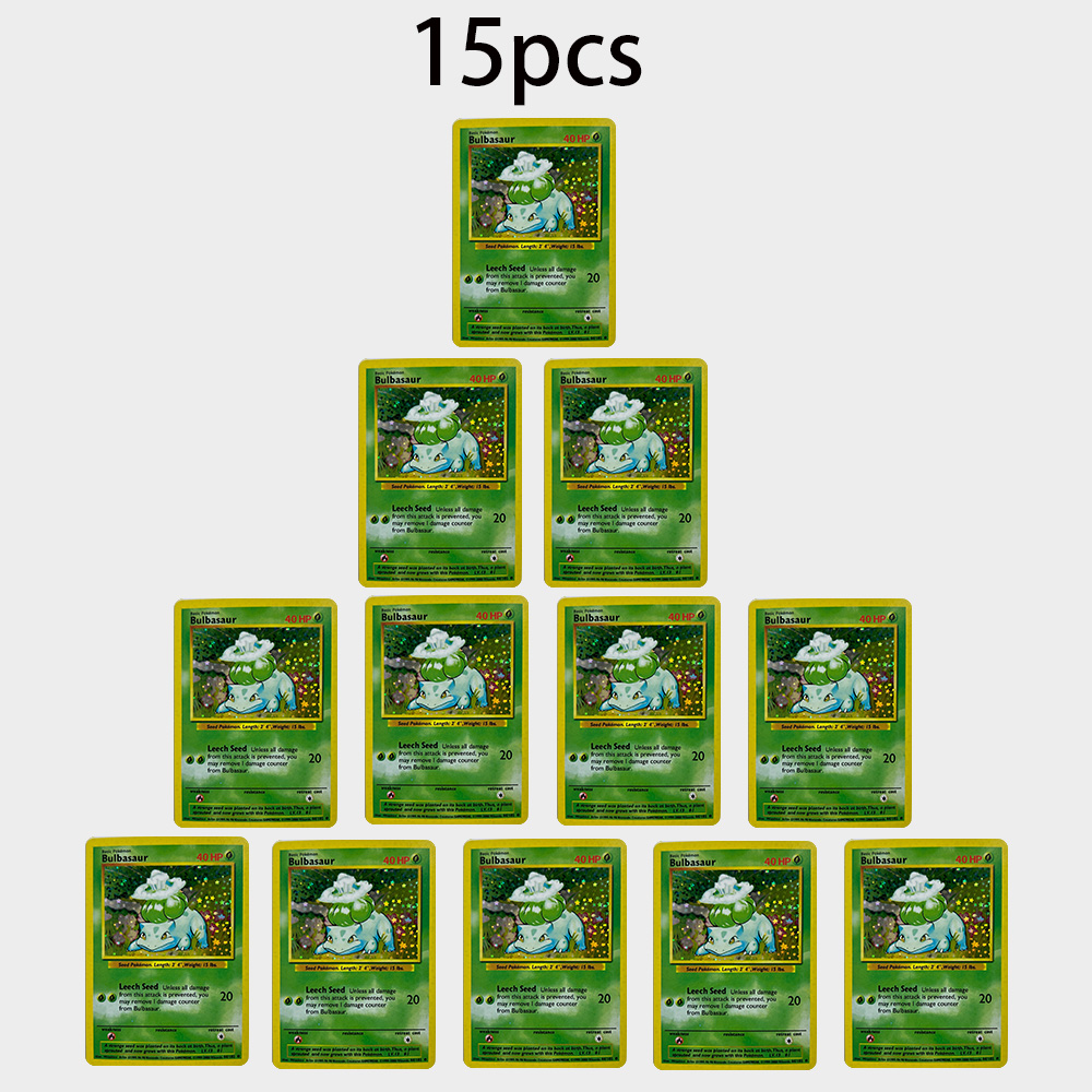 DIY PTCG TCG Cards Bulbasaur V – обзор и цена Vintage Pokemon Collectible