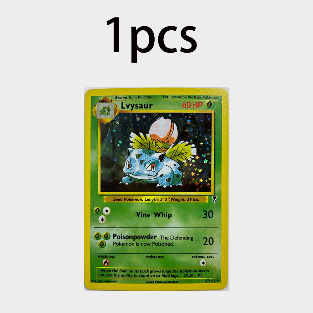 15Pcs Anime Ivysaur Flash Card – обзор и цена Vintage Pokemon Collectible