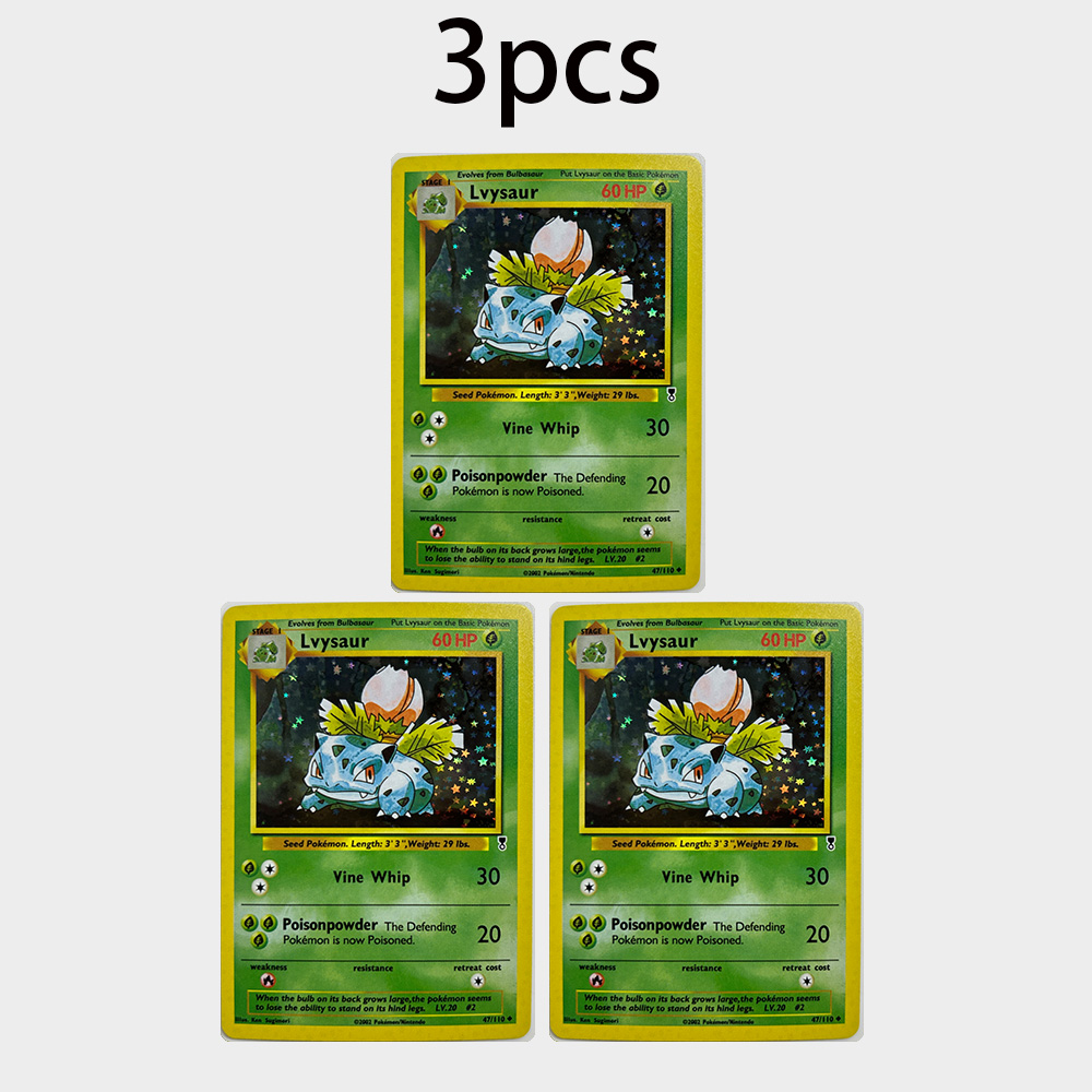 15Pcs Anime Ivysaur Flash Card – обзор и цена Vintage Pokemon Collectible