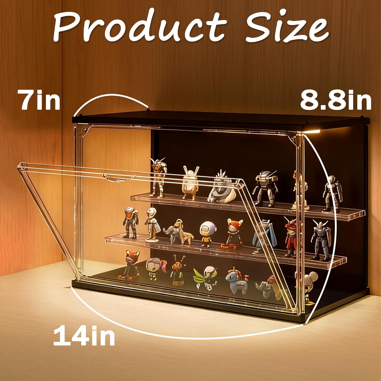 3-Tier Stackable LED Display C – обзор и цена Collectible Collection
