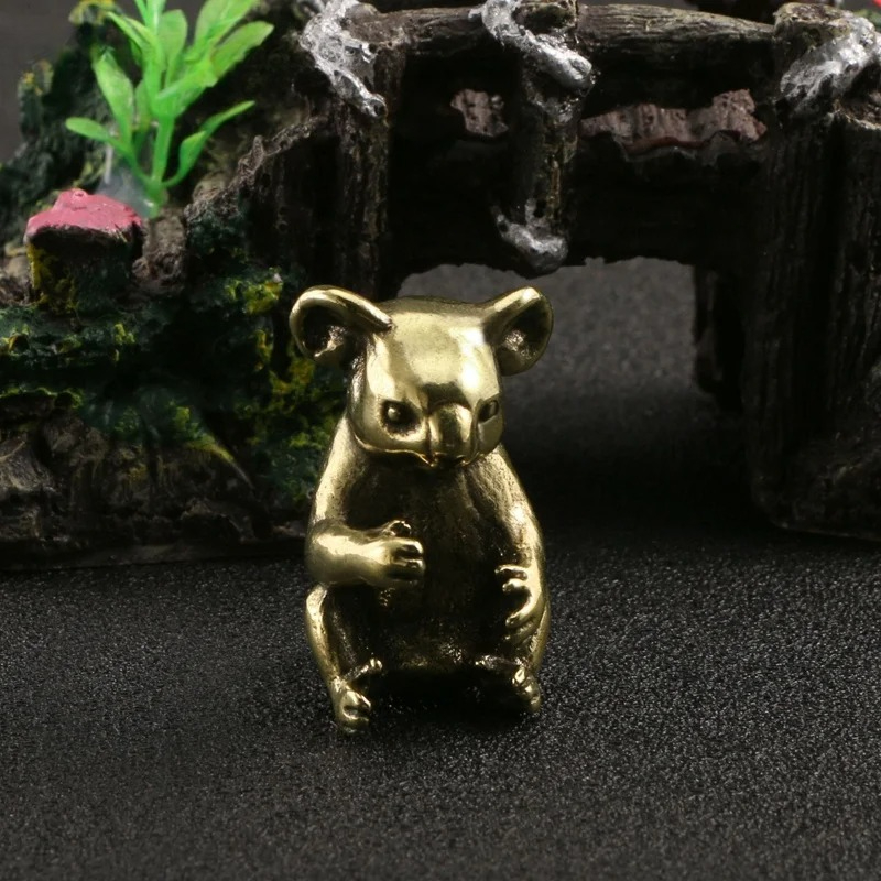Vintage Brass Cute Koala Minia – обзор и цена Vintage Collectible Furniture