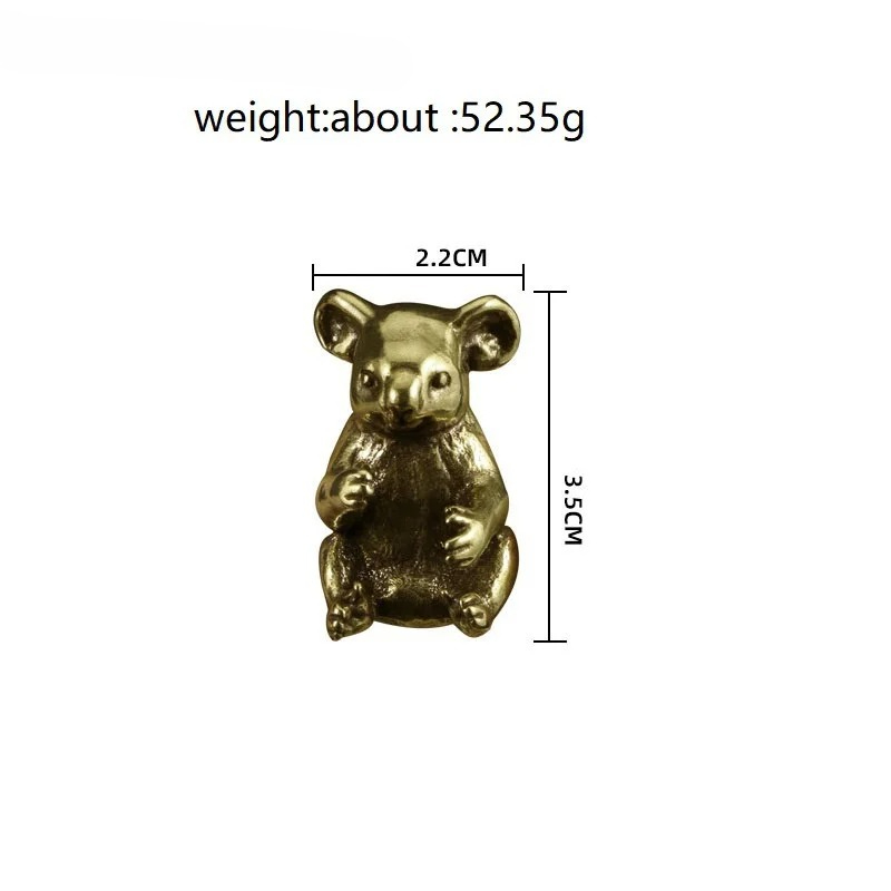 Vintage Brass Cute Koala Minia – обзор и цена Vintage Collectible Furniture