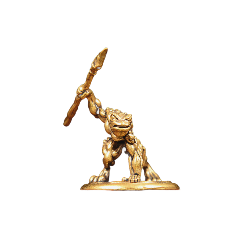 Vintage Brass Frog Warrior Fig – обзор и цена Vintage Collectible Furniture